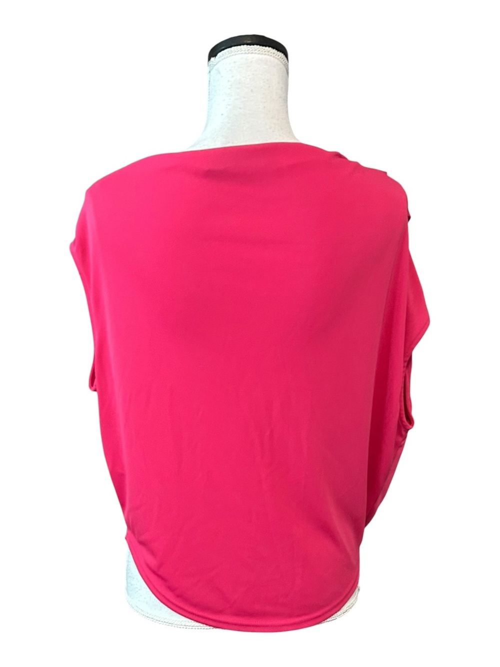 Ralph Lauren Stretch Jersey Off-the-Shoulder Top SZ Small in Hot Pink - Picture 5 of 7